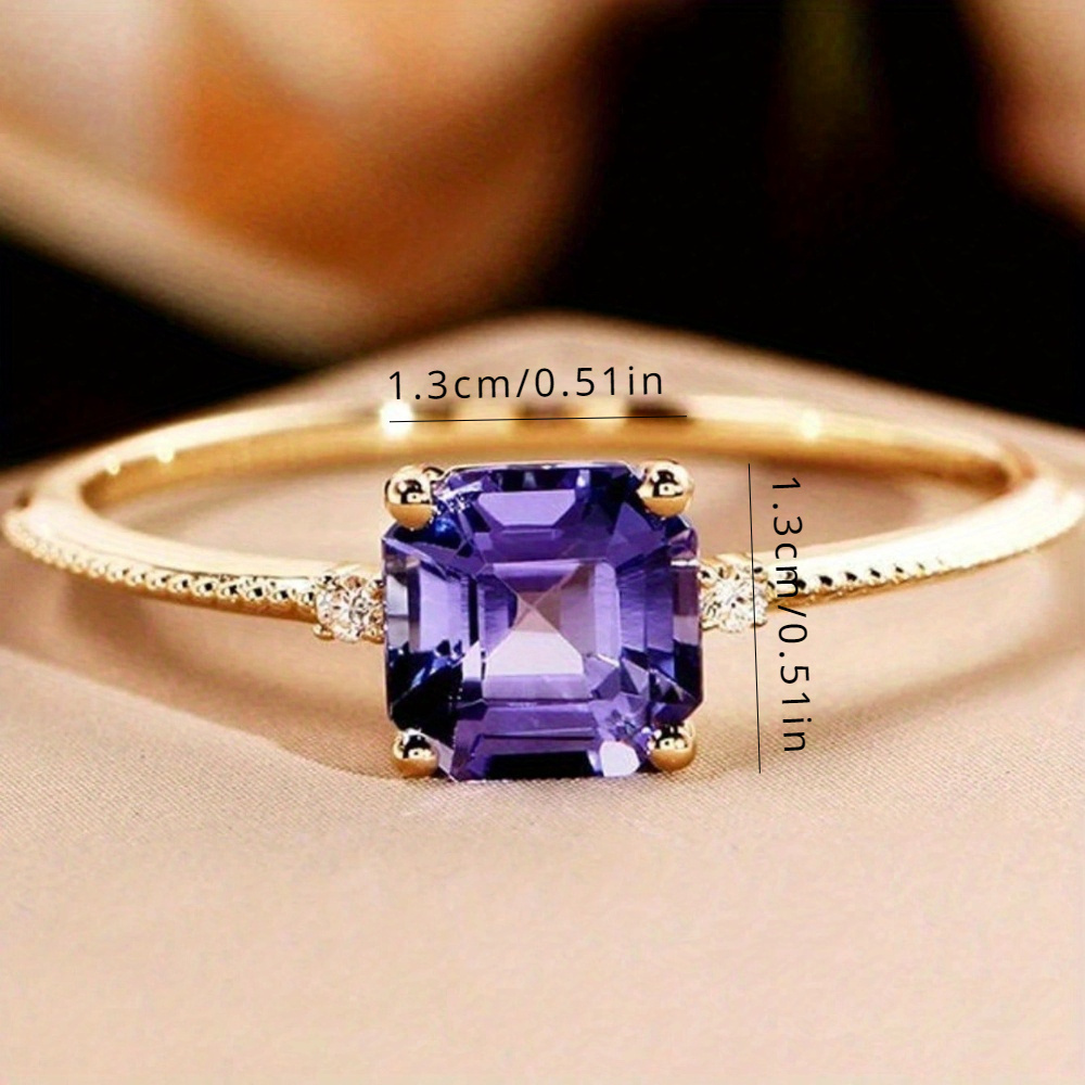 Copper Ring with Zirconia for Daily & Wedding Wear